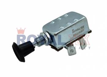 LLAVE PULSADOR ROYALTEK UNIVERSAL PARA LUCES SIN FUSIBLE ---